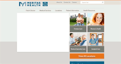 Desktop Screenshot of meritashealth.com